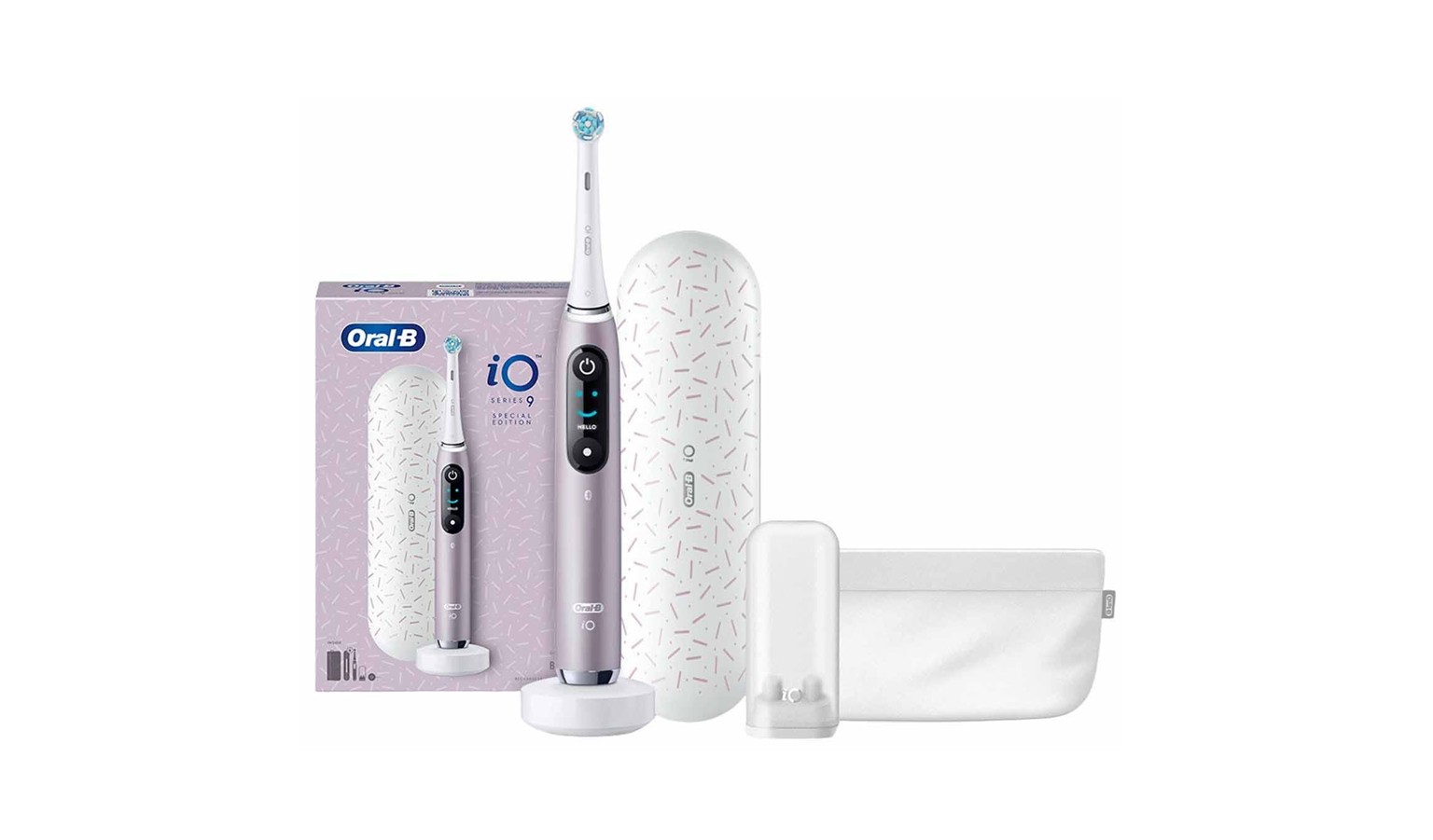 Braun Oral-B IO 9 Electric Toothbrush - Rose Quartz