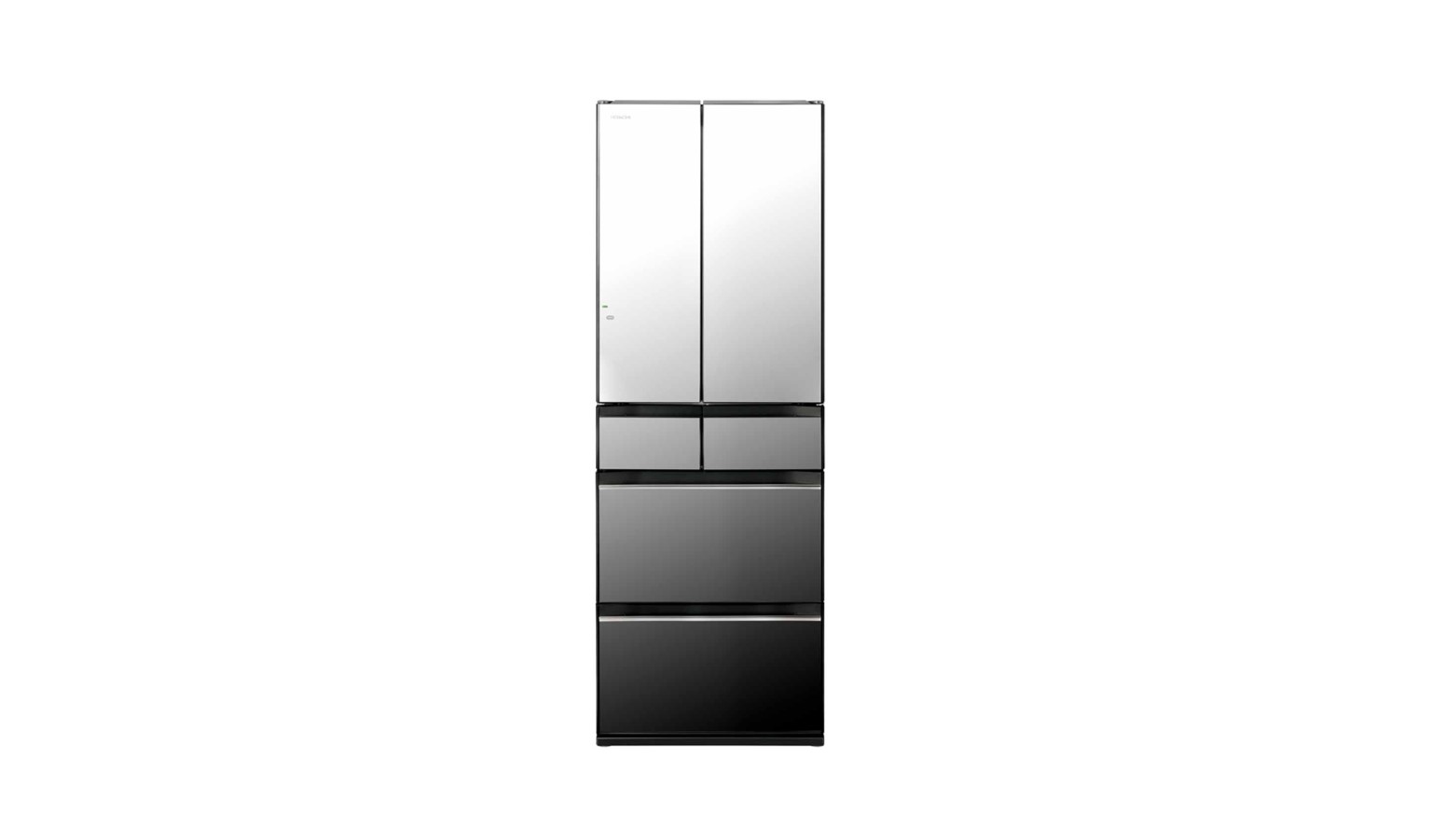 Hitachi 485L Multi-Door Fridge - Crystal Mirror (R-HV490WS X)