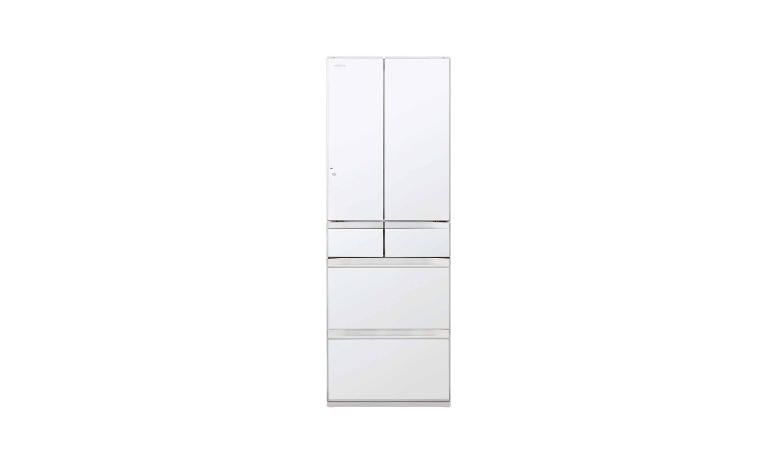 Hitachi 485L Multi-Door Fridge - Crystal White (R-HV490WS XW)