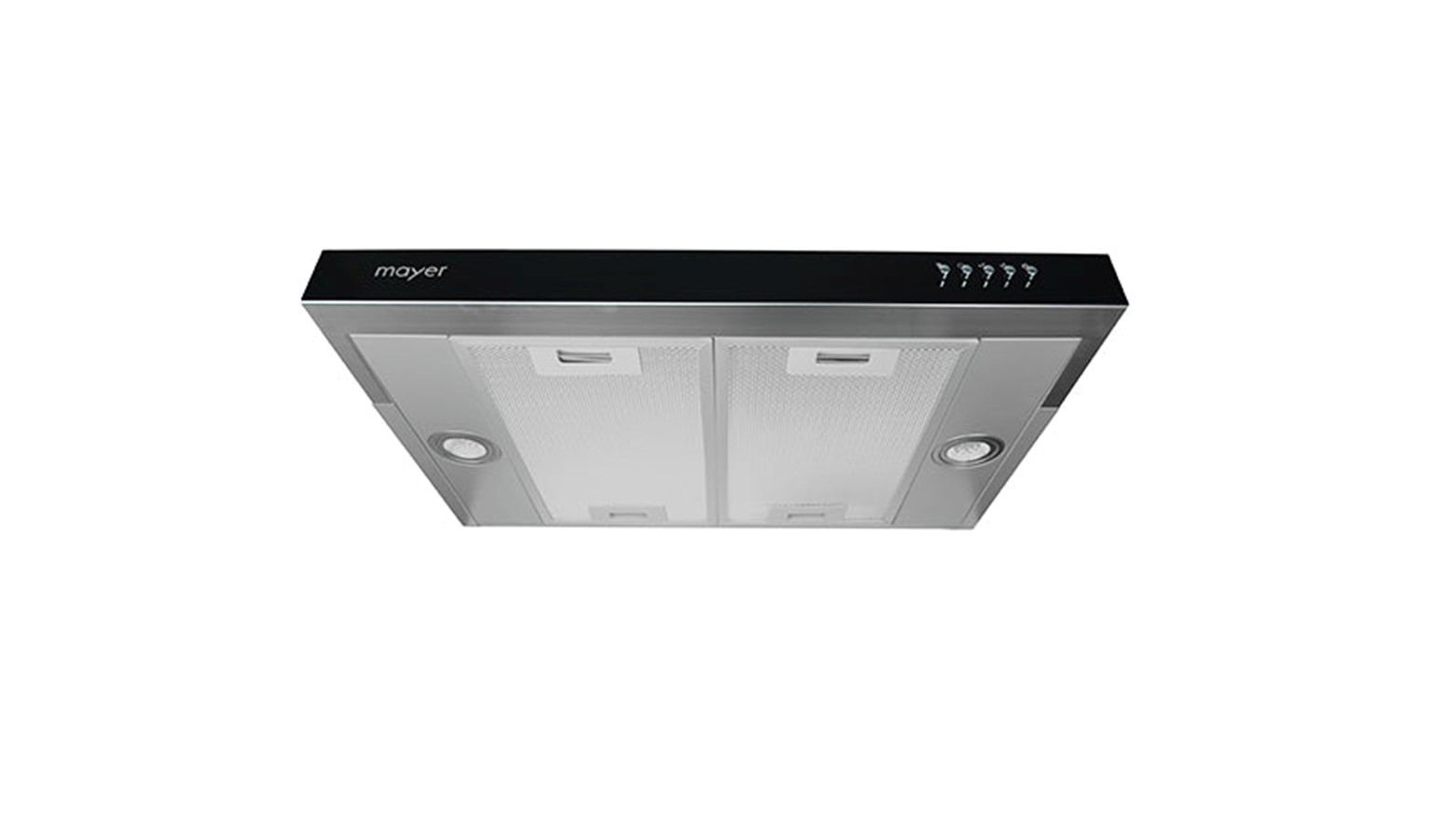 Mayer 60cm Semi-Integrated Slimline Cooker Hood - Stainless Steel (MMSI600HS-SS)