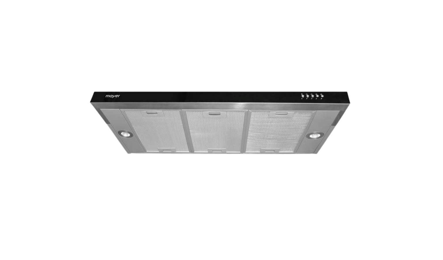 Mayer 90cm Semi-Integrated Slimline Cooker Hood - Stainless Steel (MMSI900HS-SS)