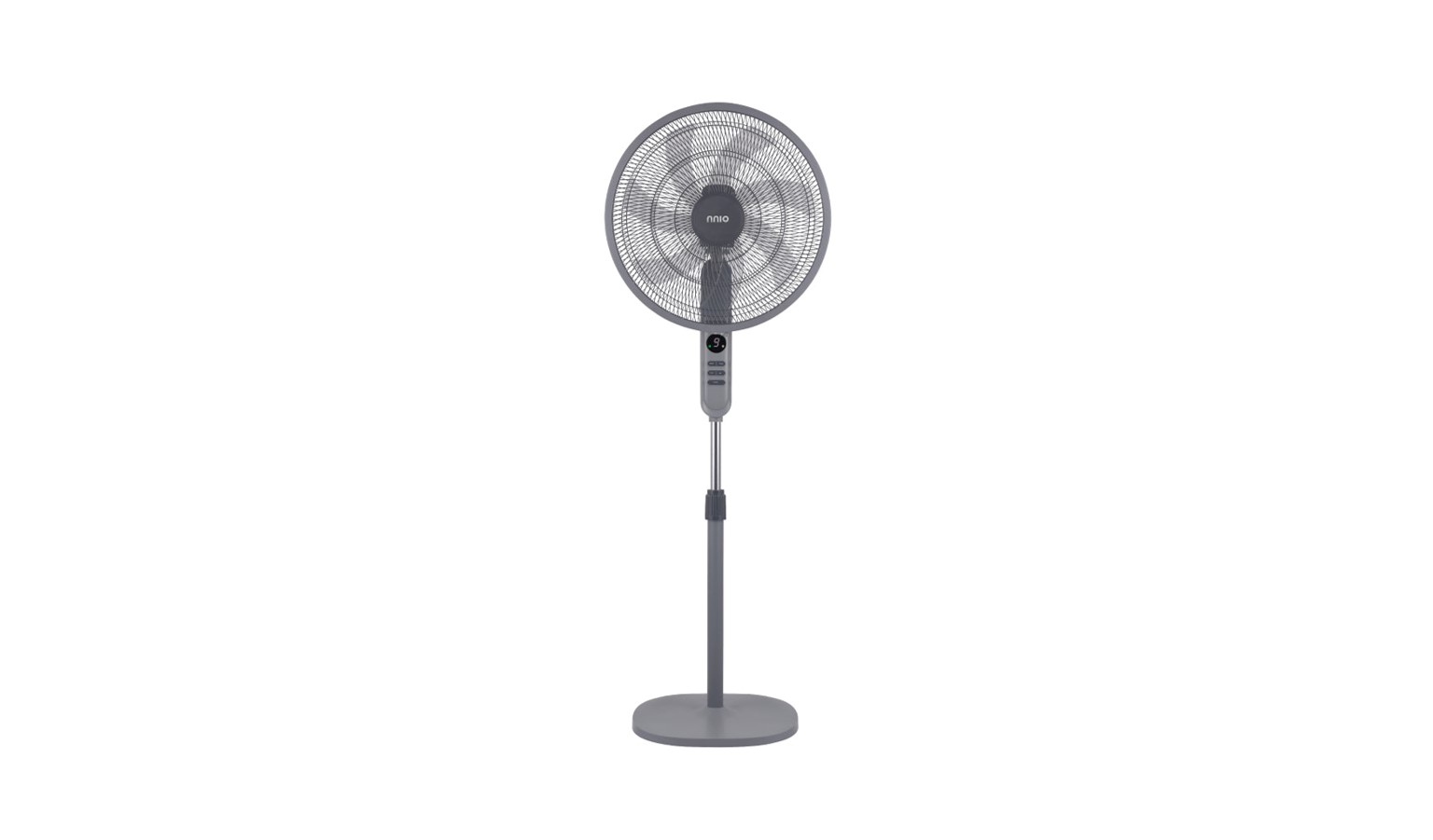 NNIO 18-inch DC Stand Fan with Remote - Grey (N1840DCSFR)