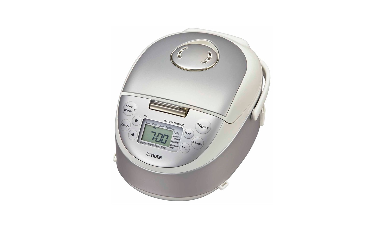 Tiger 0.54L Induction Heating Rice Cooker - Satin White (JPF-A55S(W))