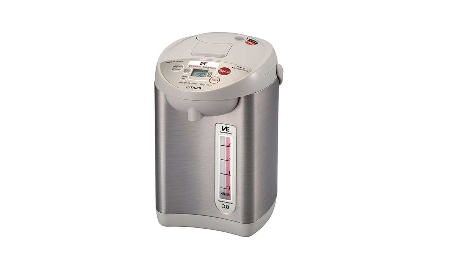 Tiger 3L Electric Airpot VE Water Boiler and Warmer - Urban Beige (PVW-B30S)