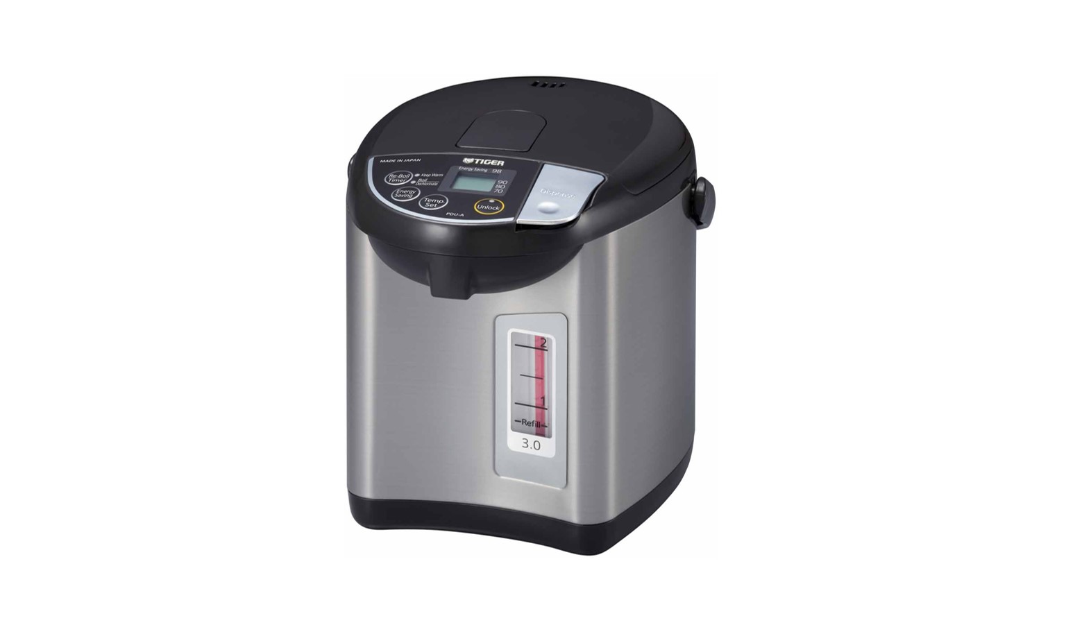 Tiger 4L Electric Airpot Microcomputer Controlled Water Boiler and Warmer - Black (PDU-A40S)