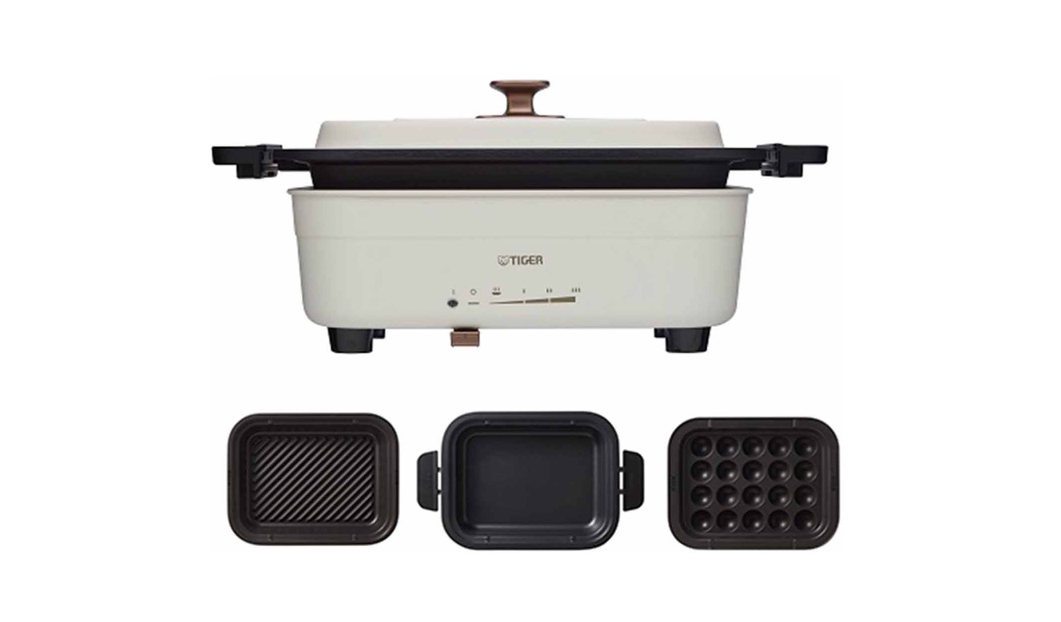 Tiger Electric Griddle Cooking Wares - White (CRL-A30S(W))