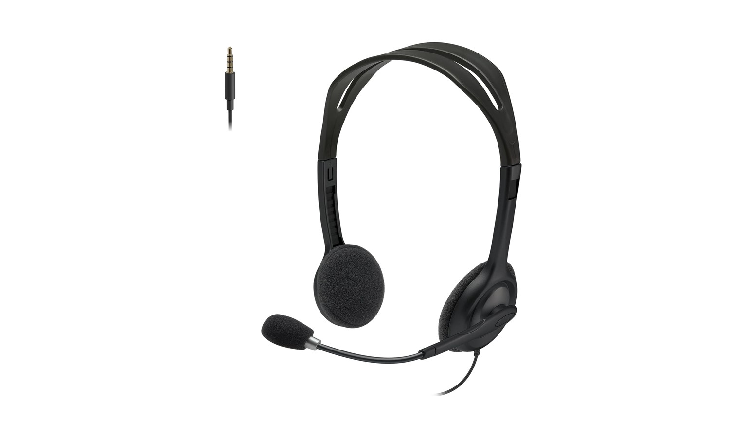 Logitech H111 (981-000588) Stereo Headset - Silver