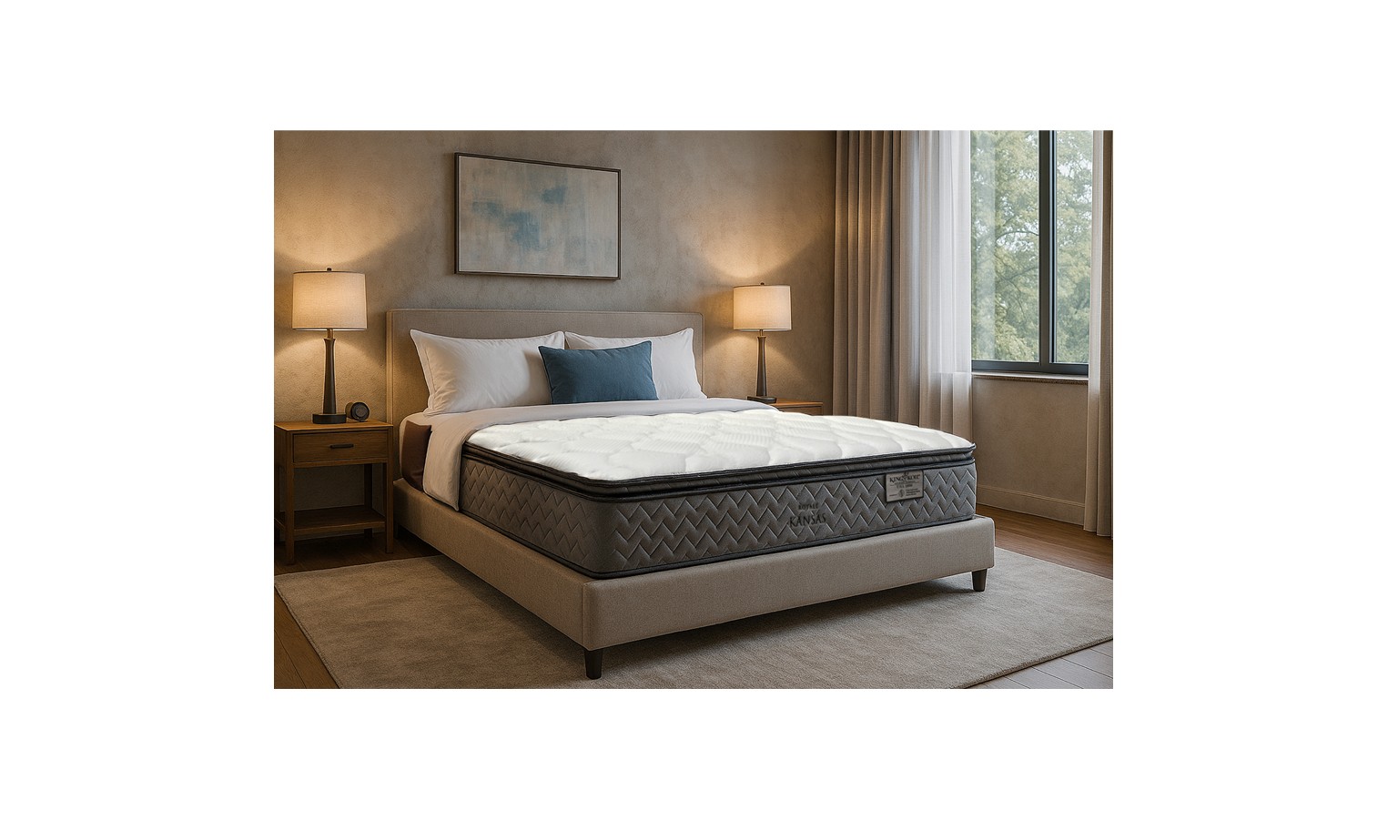 King Koil Royale Kansas Pocketed Spring Mattress Queen Size