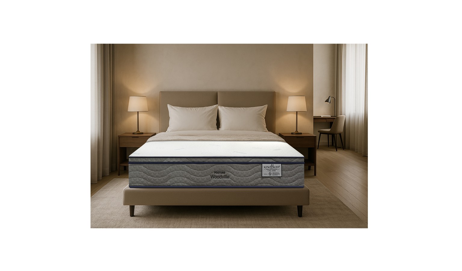 King Koil Posture Woodville Pocketed Spring Mattress Queen Size