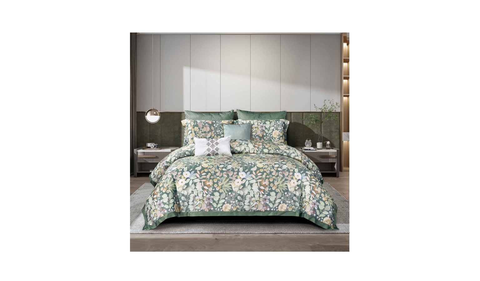 Kiff Hollyhock Fitted Sheet Set Super Single - GFT