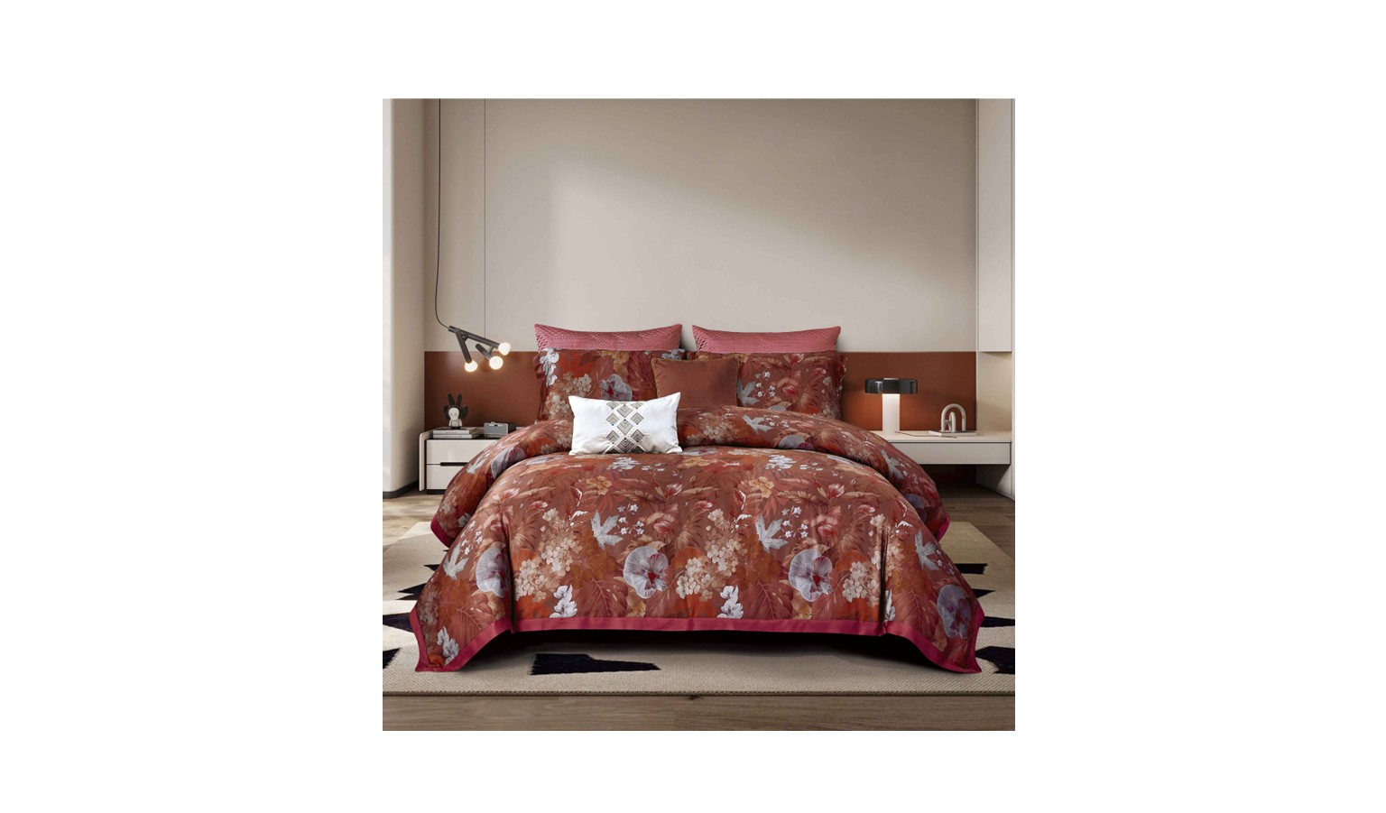 Kiff Hollyhock Fitted Sheet Set Single - SFL