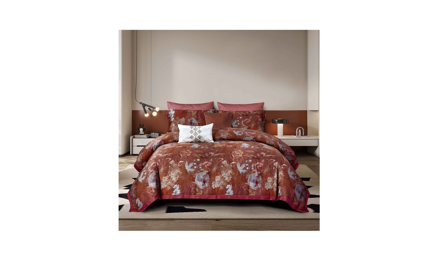 Kiff Hollyhock Light Quilt King - RFL