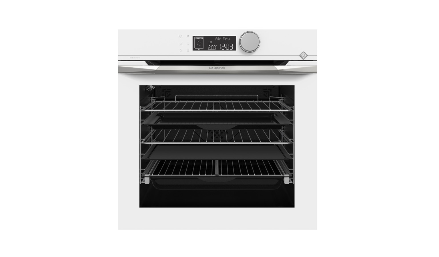 De Dietrich 73L Built-In Pyrolytic Oven - Eternal White (DOP4556W)