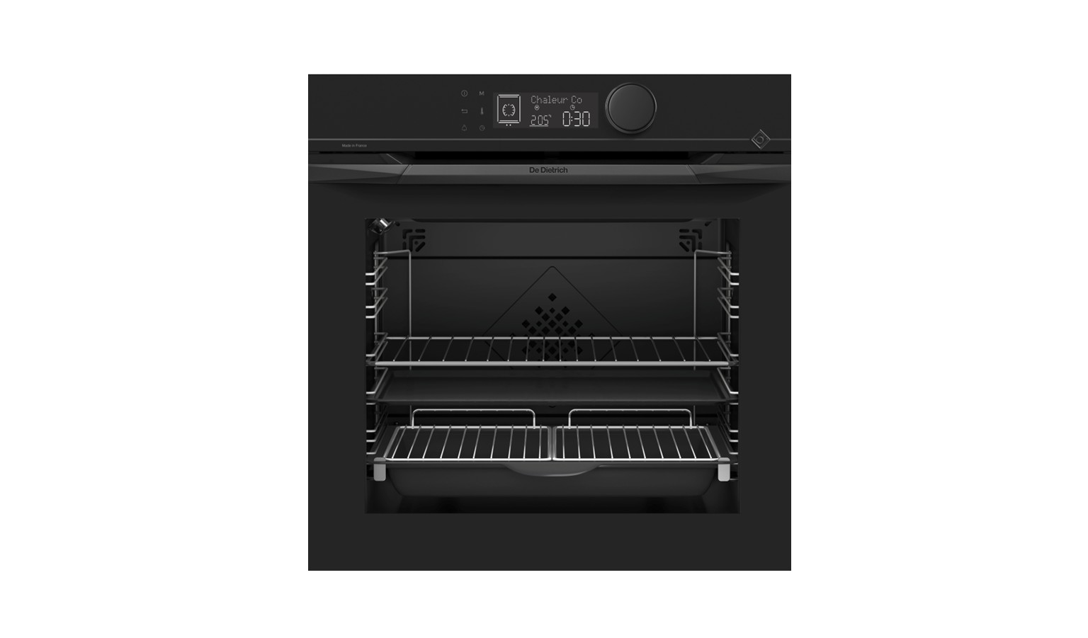 De Dietrich 73L Built-In Pyrolytic Oven - Infinite Black (DOP4543B)