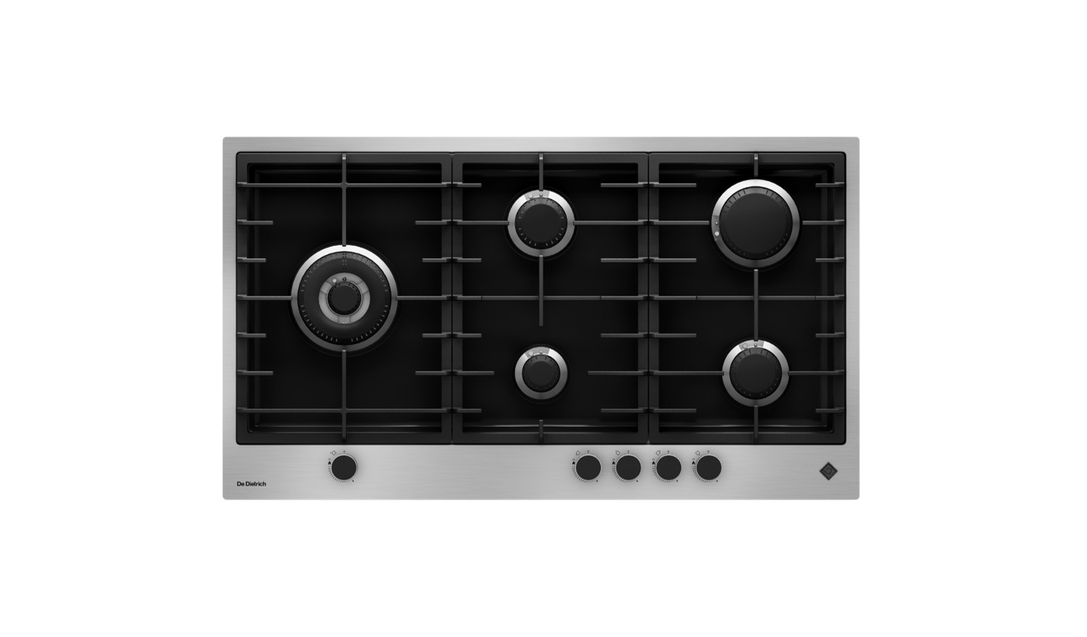 De Dietrich 90cm Gas Hob - Stellar Steel (DPE4929XF)