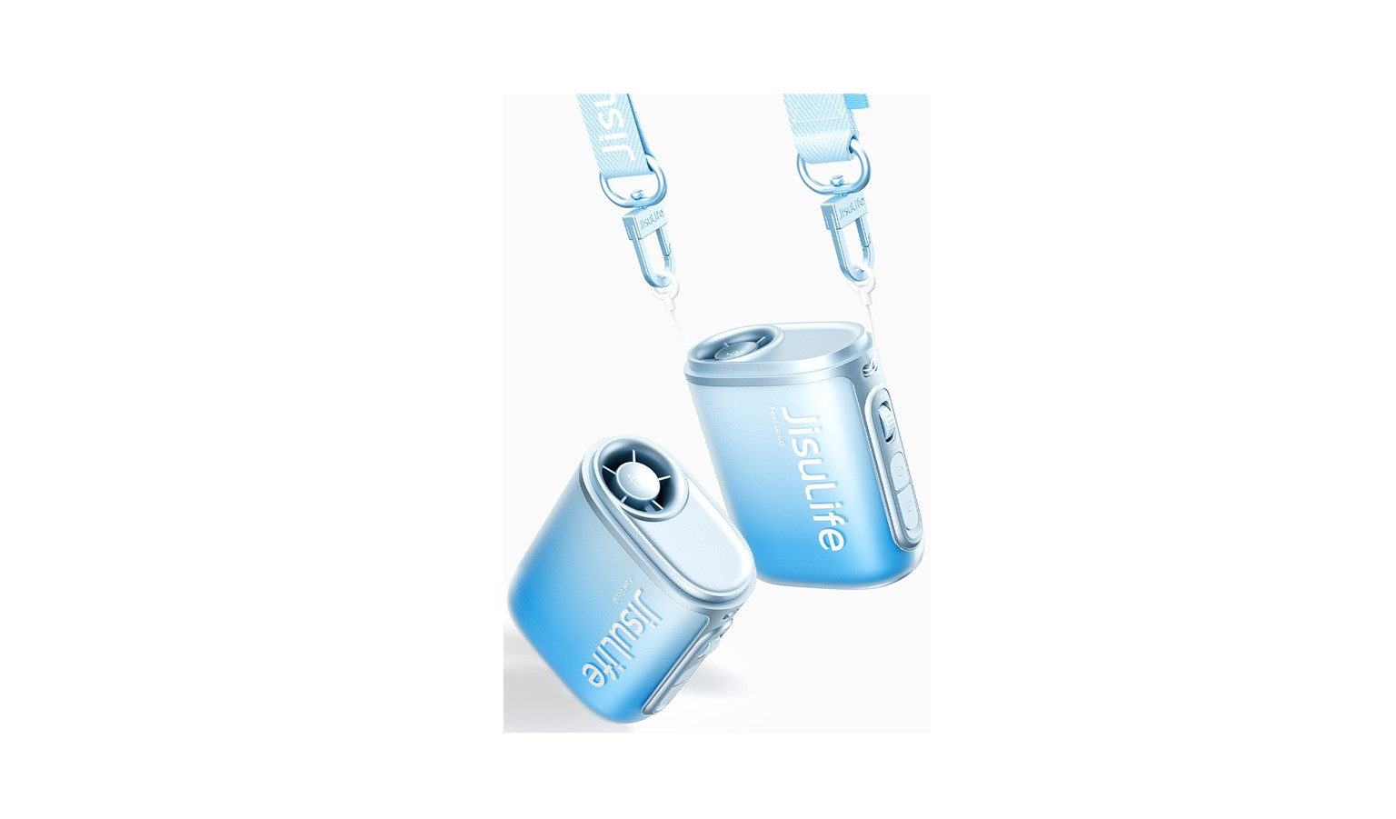 JisuLife Life5 4500mAh Neck Fan - Blue