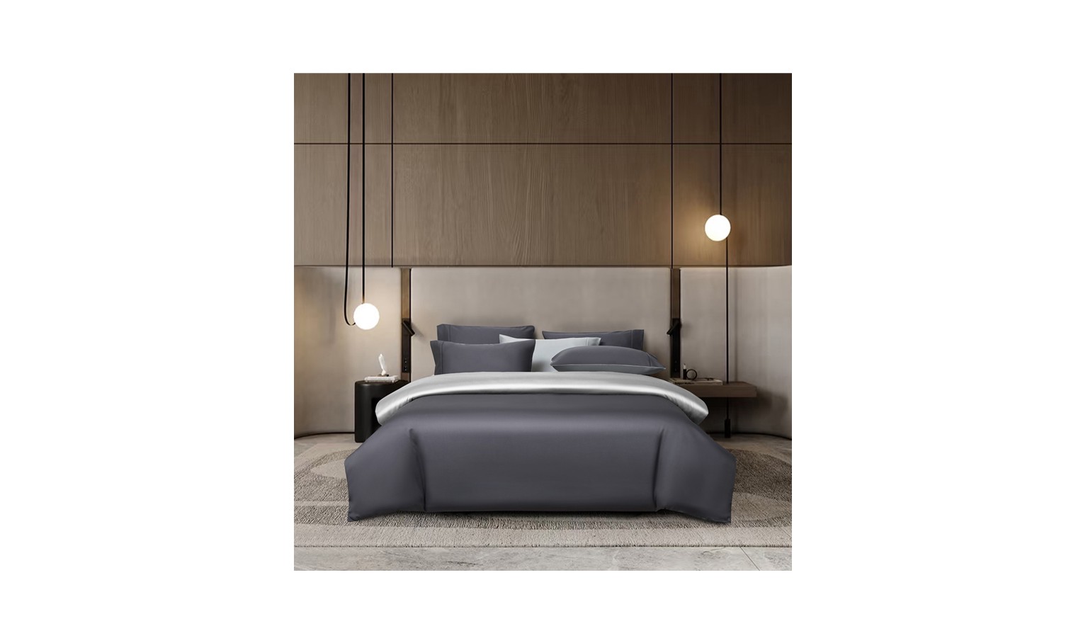 Canopy Creek Single Bedset - Grey-Silver