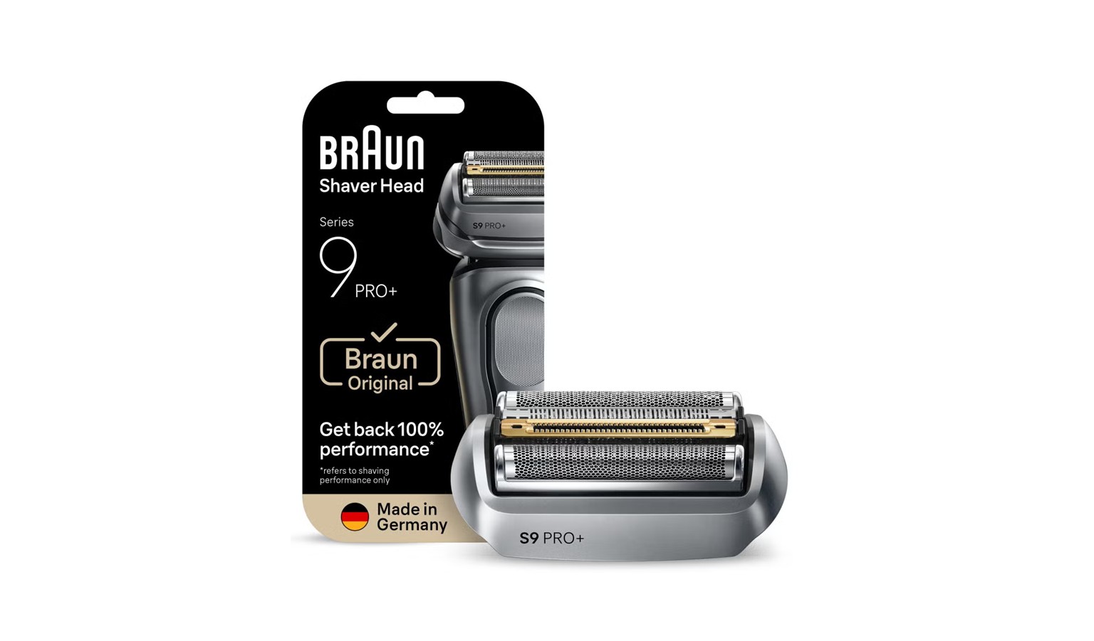Braun Series 9 Pro+ Electric Shaver Replacement Head - Silver (96M)