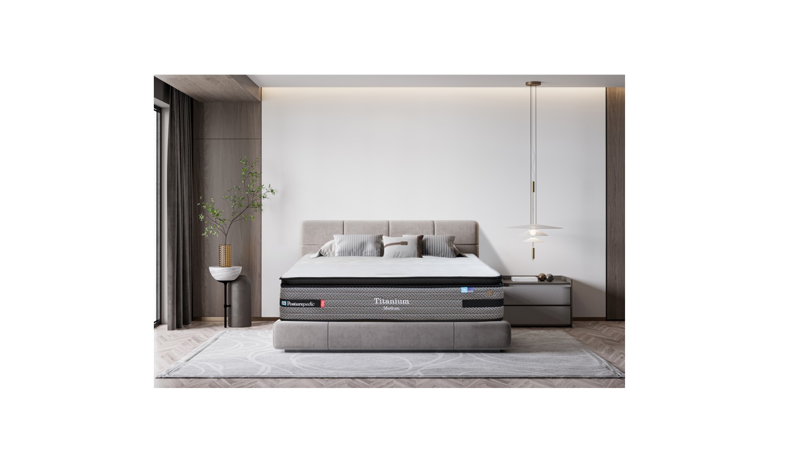 Sealy Posturepedic Titanium Luxury Medium Mattress - King Size