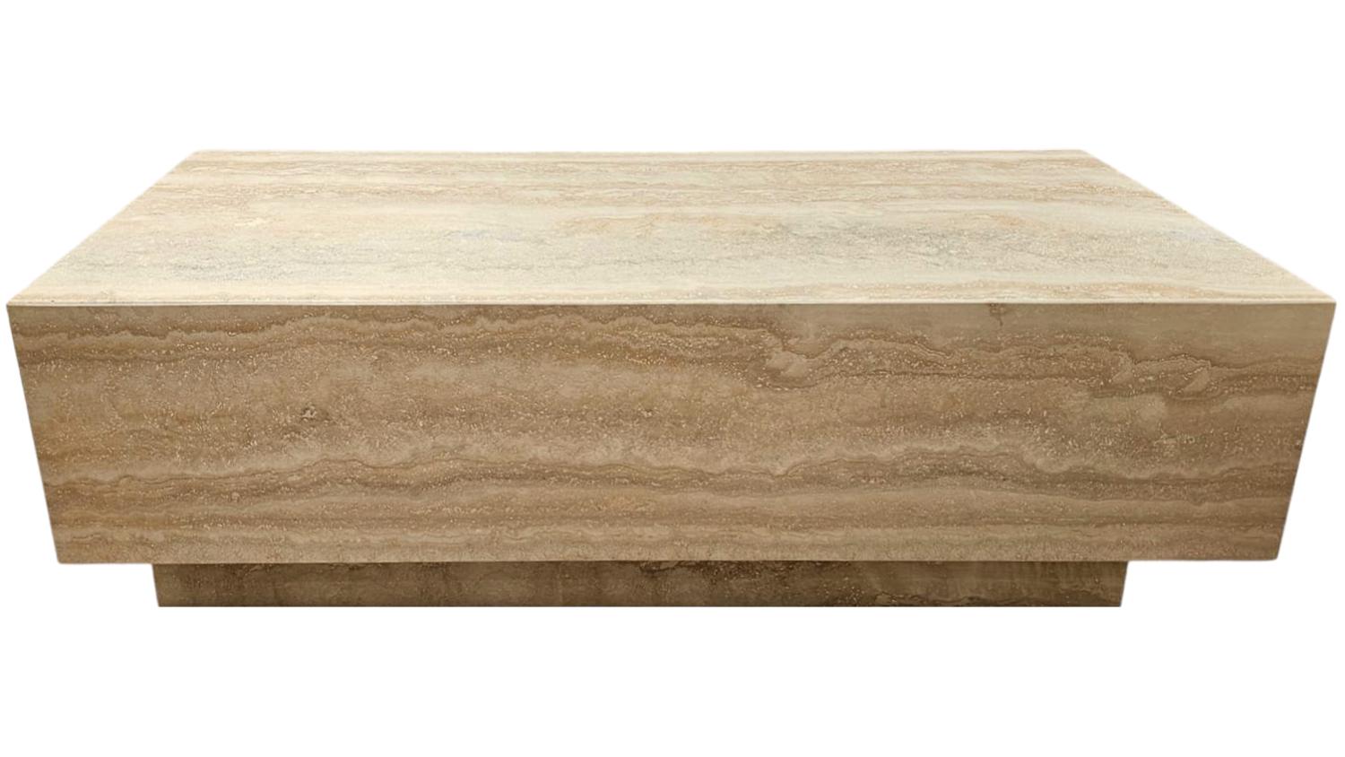 Stone International Ricco 120cm Italy Made Travetine Coffee Table