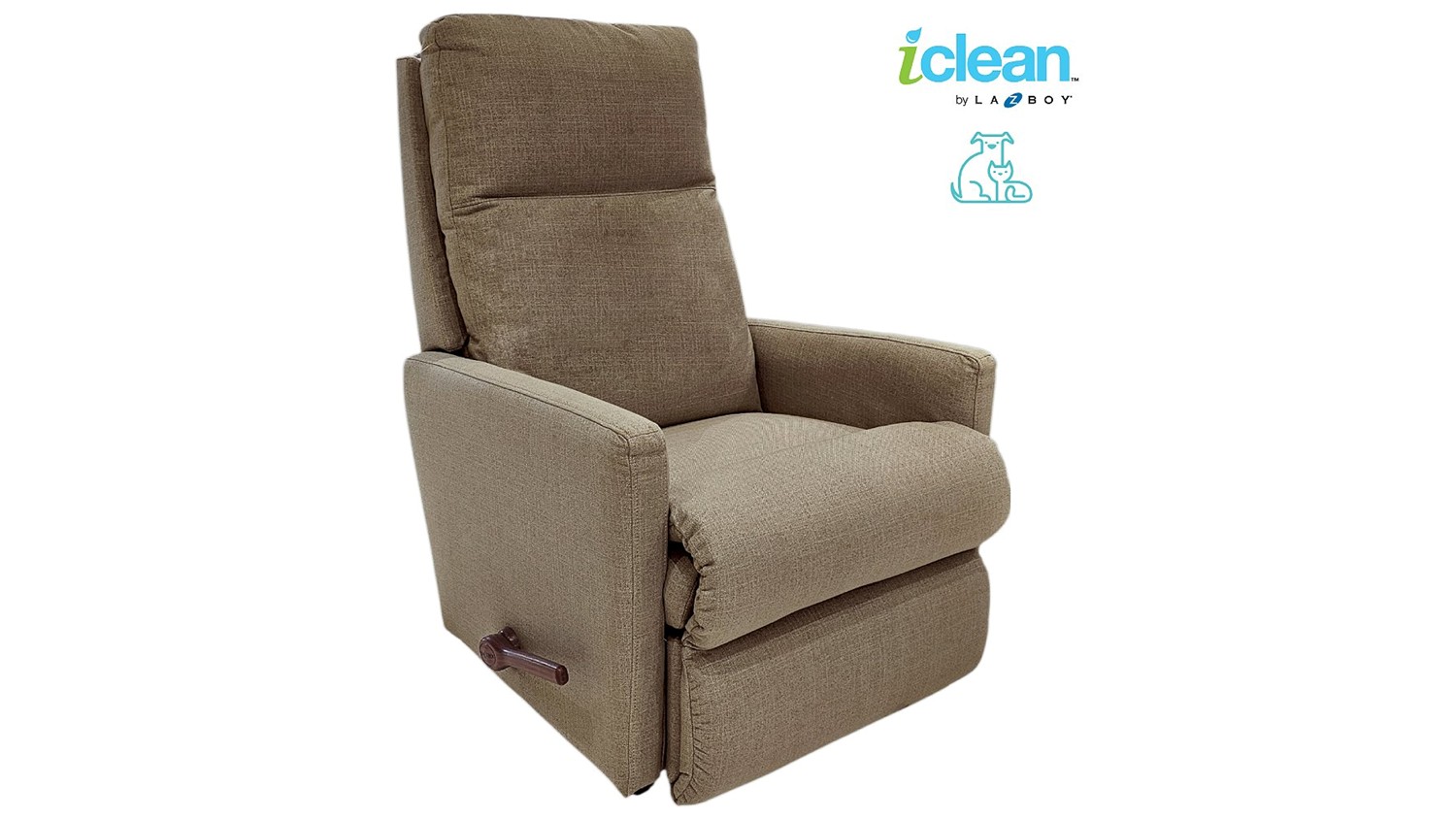 La-Z-Boy Rayna 10T iClean Pet Friendly Fabric Rocker Recliner - Wicker