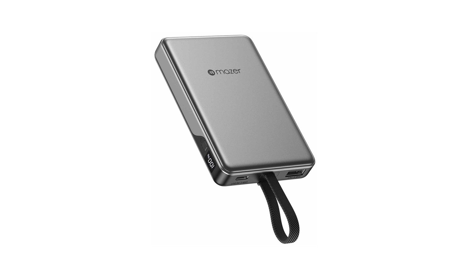 Mazer PowerCharge Link 10000mAh PD35W Power Bank - Black-Grey (M-PC35L10V3-BG)