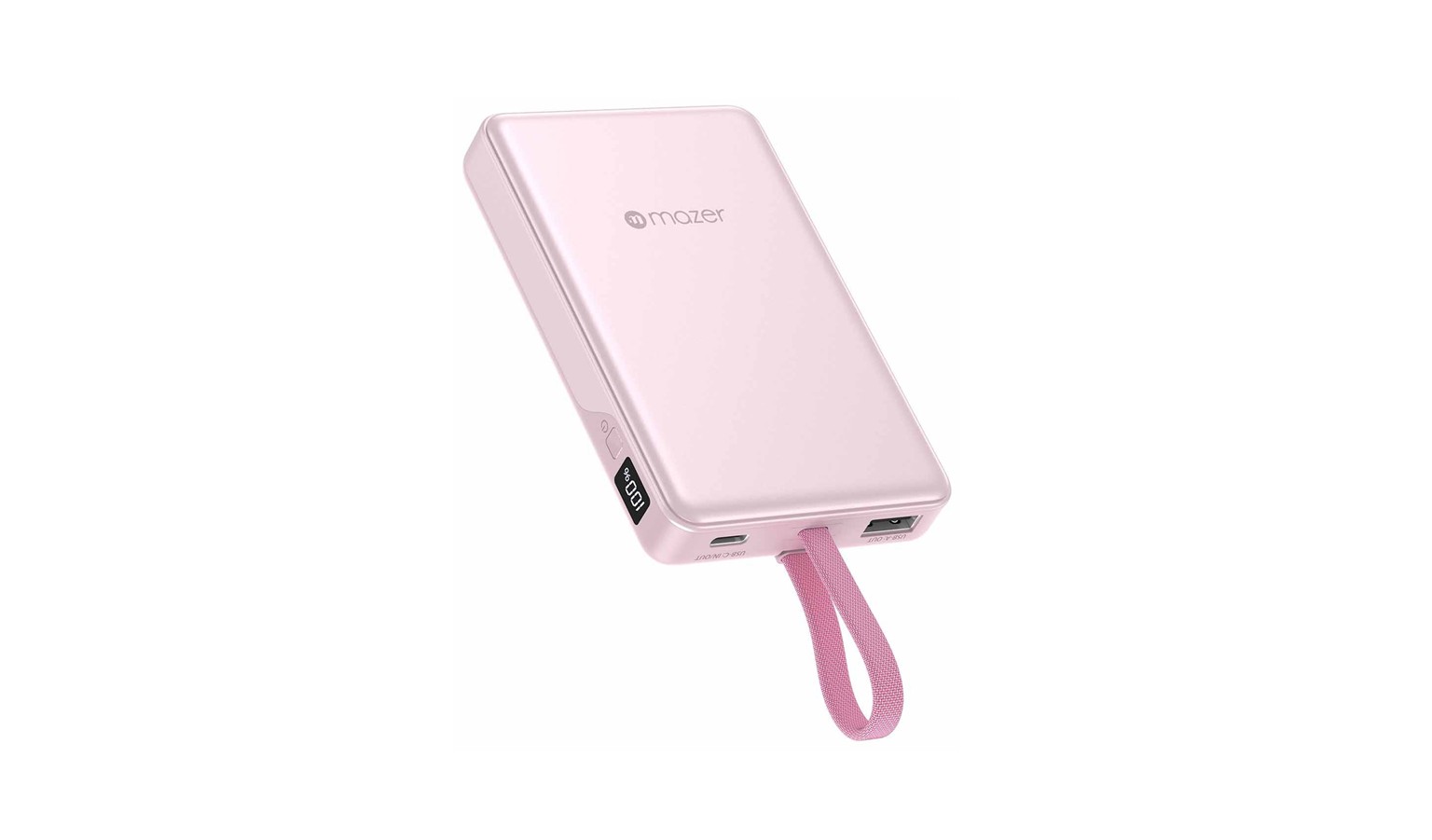 Mazer PowerCharge Link 10000mAh PD35W Power Bank - Pink (M-PC35L10V3-PK)