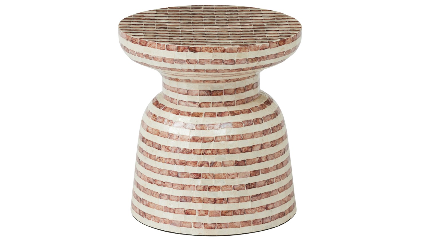 Marconi Inlay Side Table 38x40cm - Russet