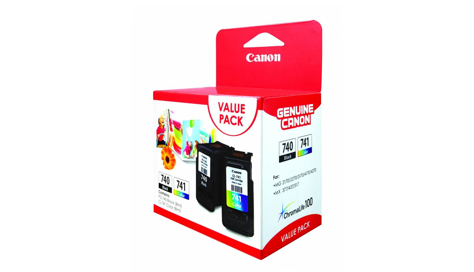 Canon PG-740 and CL741 Ink Cartridge 