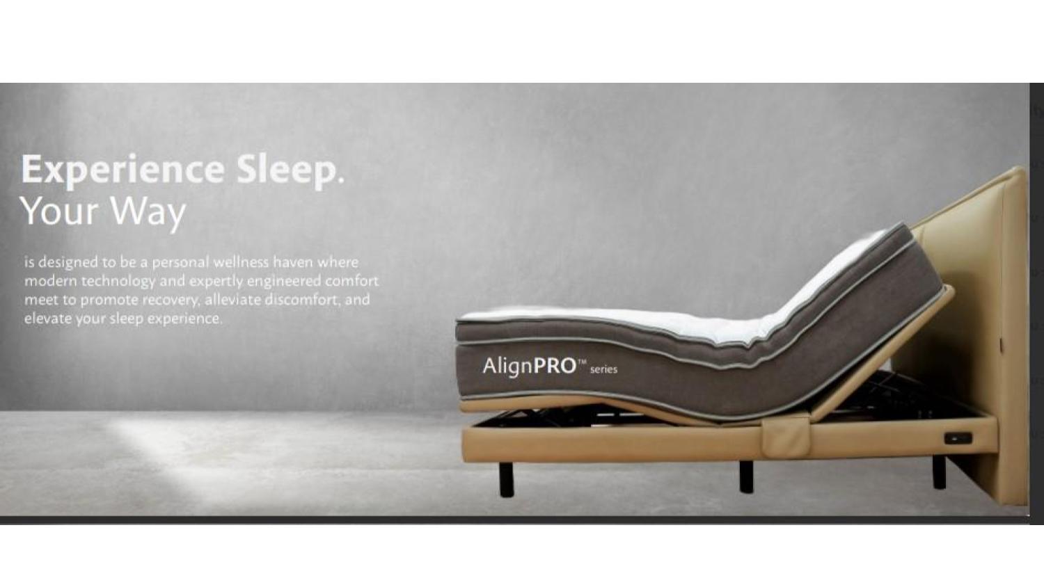 King Koil AlignPro Adjustable Bed (Paired with Hybrid Memory Foam Mattress) - Single Size