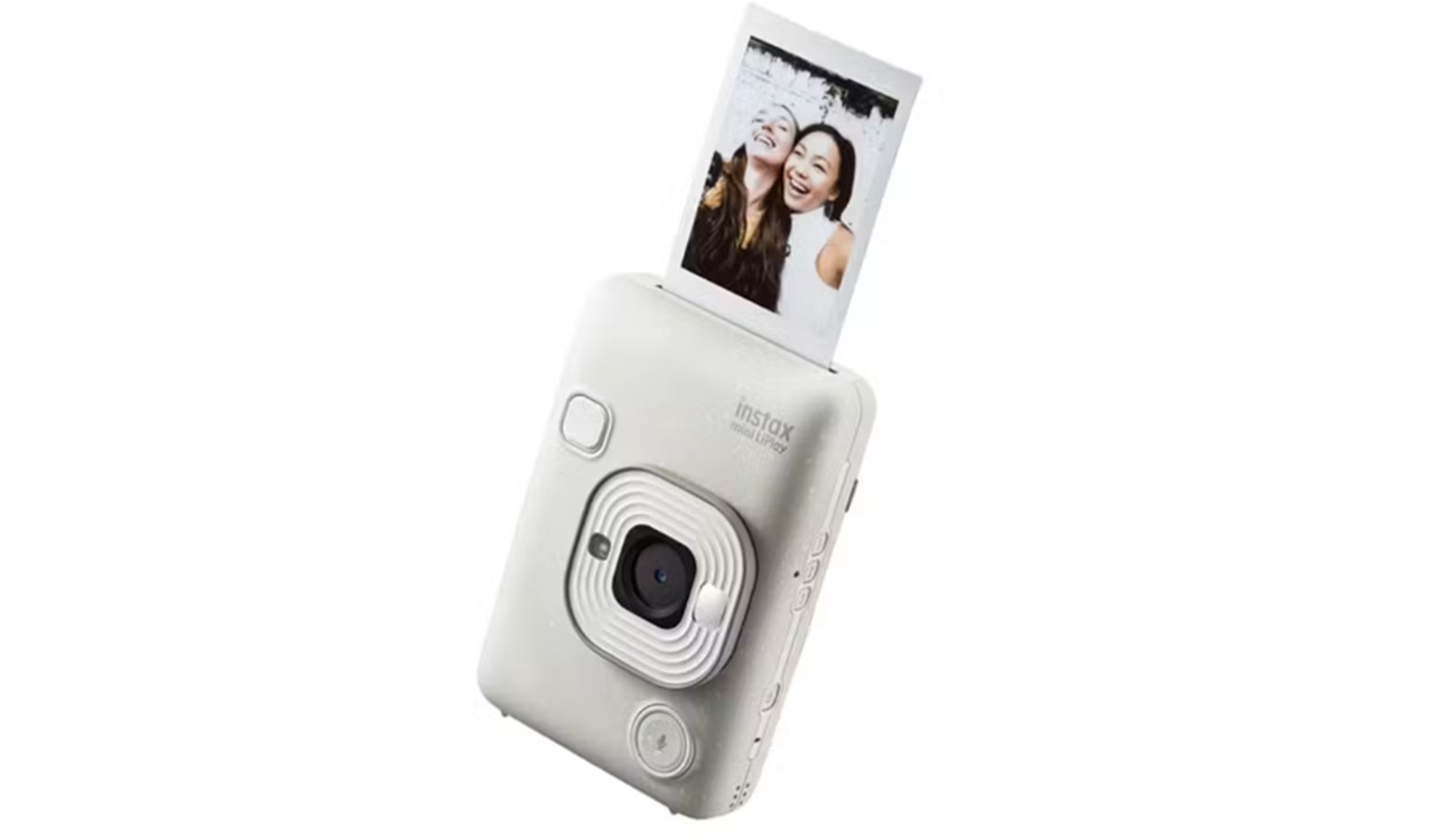 Fujifilm Instax Mini Liplay Hybrid Instant Camera - Misty White