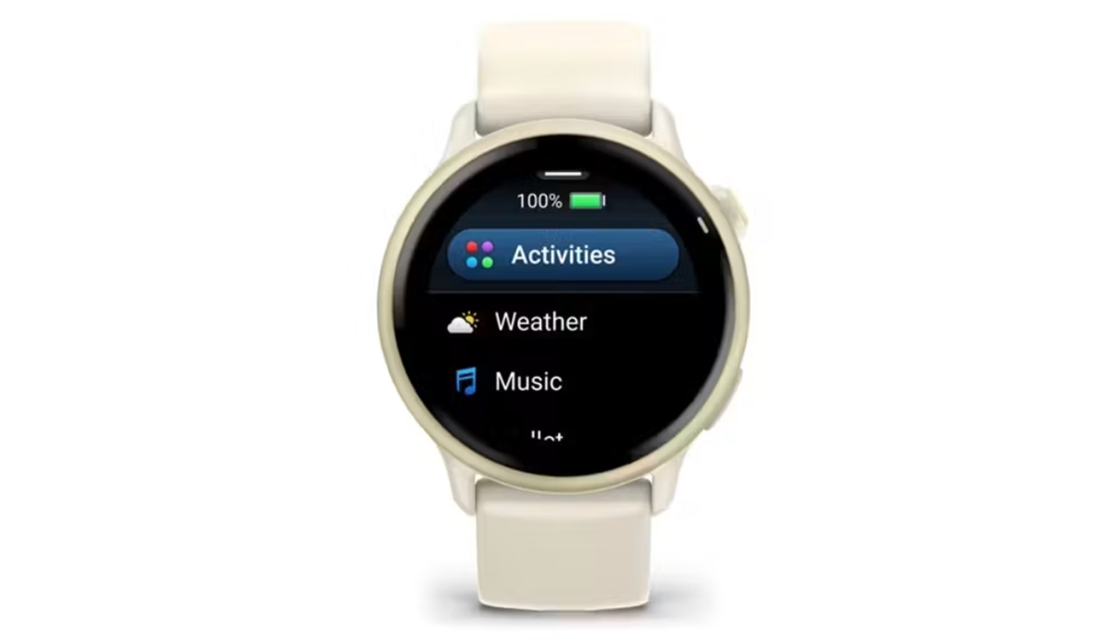 Garmin 42MM Vivoactive 6 Smartwatch - Gold/Lunar
