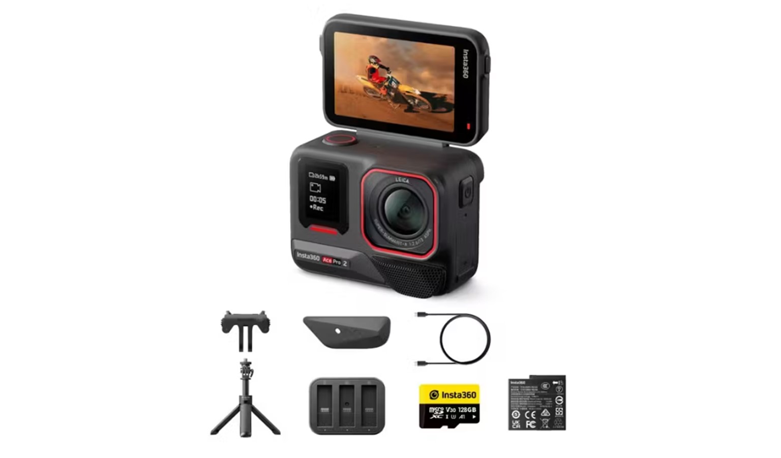 Insta360 Ace Pro 2 Creator Bundle - Midnight Black (CINSBBGA-CB)