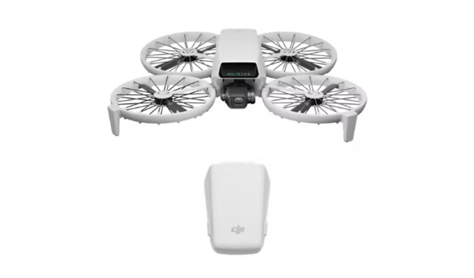DJI Flip (No Remote Controller, Two Batteries)