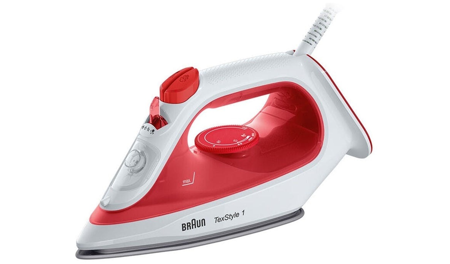 Braun SI1019 TexStyle 1 Steam Iron - Red