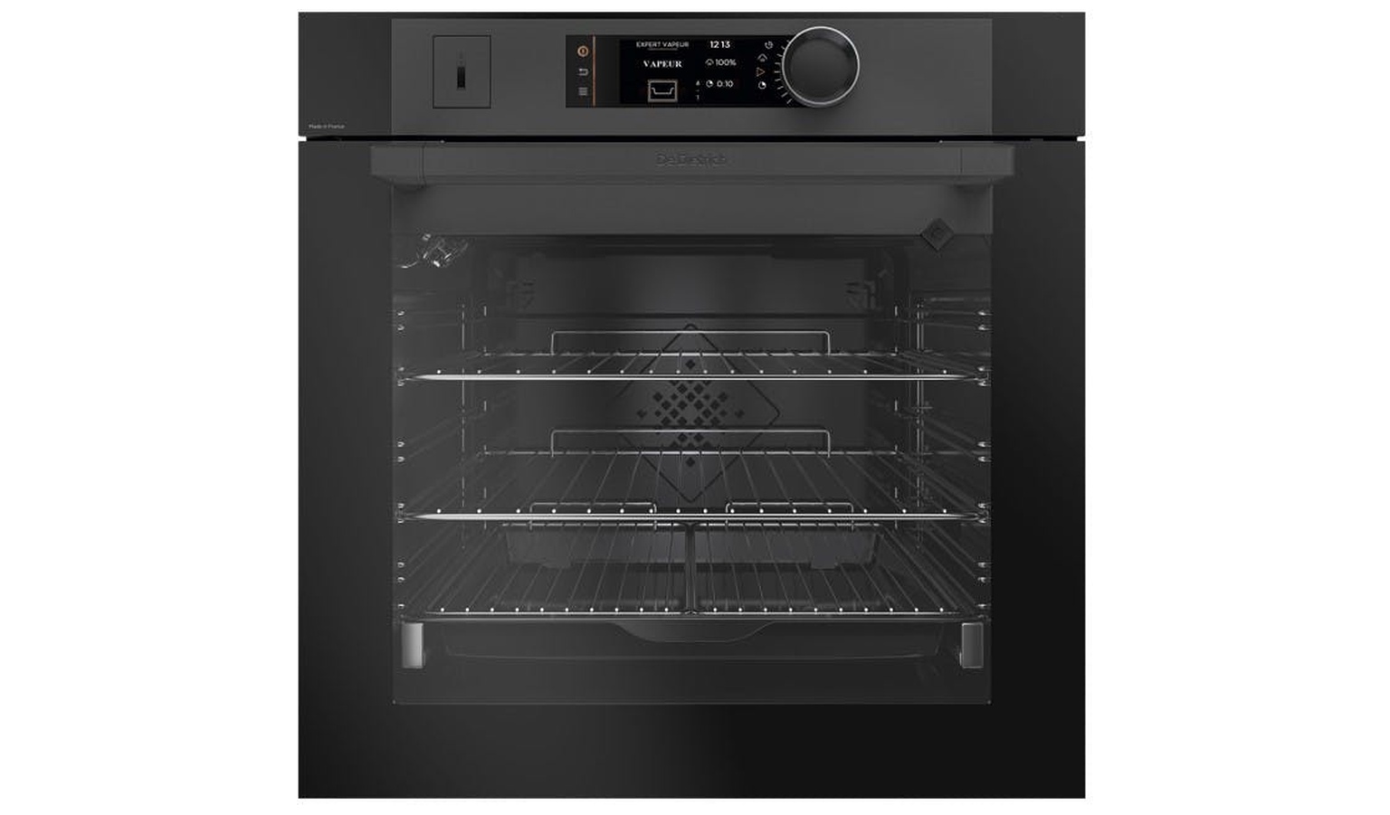 De Dietrich DOR7586BB Build-In Oven Steam - Coal Black