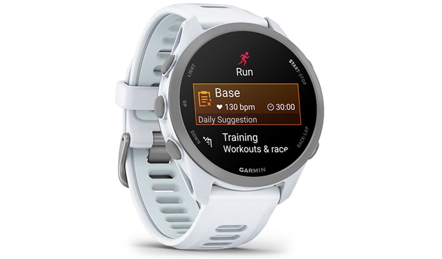 Garmin Forerunner 170 - 43mm GPS Smartwatch - Whitestone/Cloud Blue (GM-010-03920-51) _2