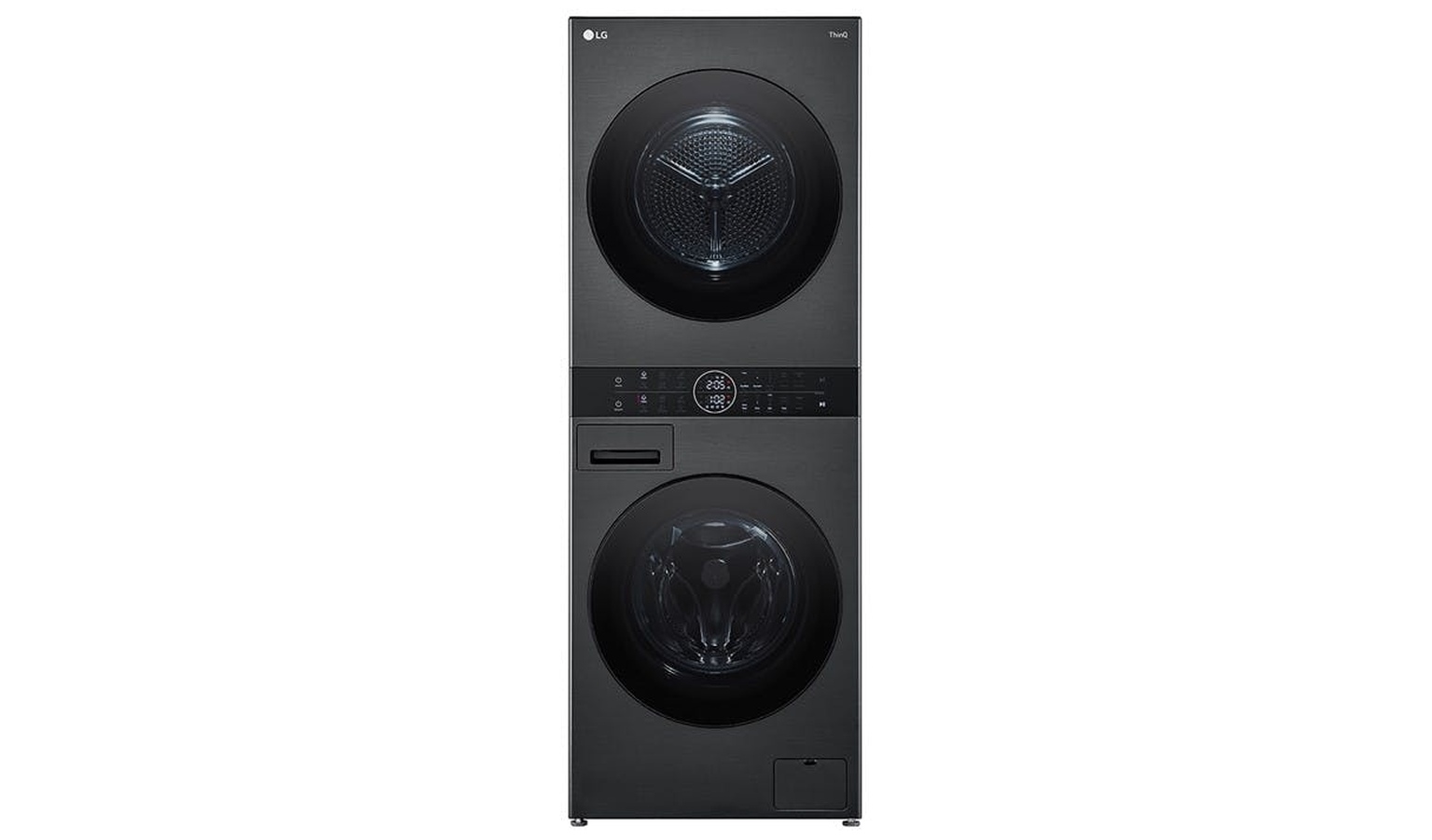 LG WT1410NHB Front Load Washtower - Black Steel