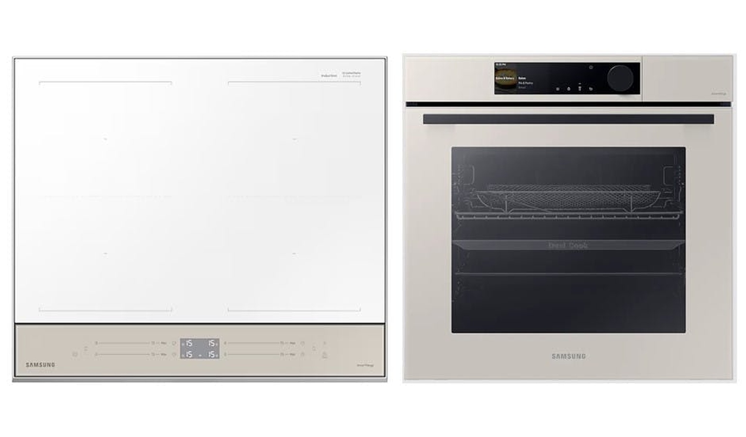 Samsung F-NV7B66-NZ64B 60cm Bespoke Induction Hob + 76L Bespoke Built-In Oven