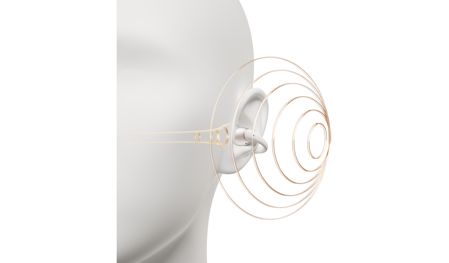 Shokz OpenDots 2 Open-Ear Clip-On Earbuds - Pearl White (E320-ST-WT)_5