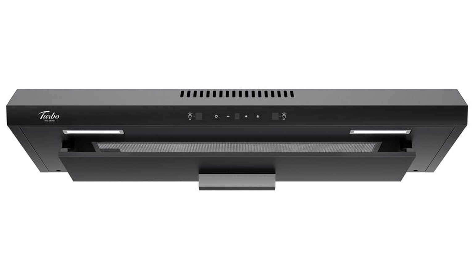 Turbo TA6002--90SS Cooker Hood - Black