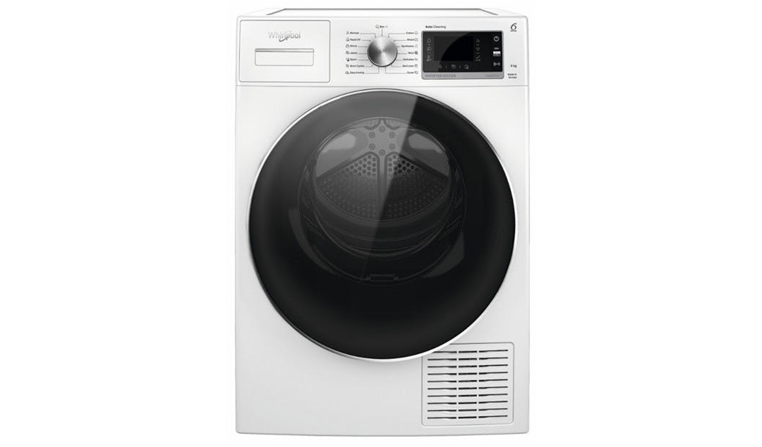 Whirlpool HWMB9002GW 9kg Auto Clean Heat Pump Dryer - White