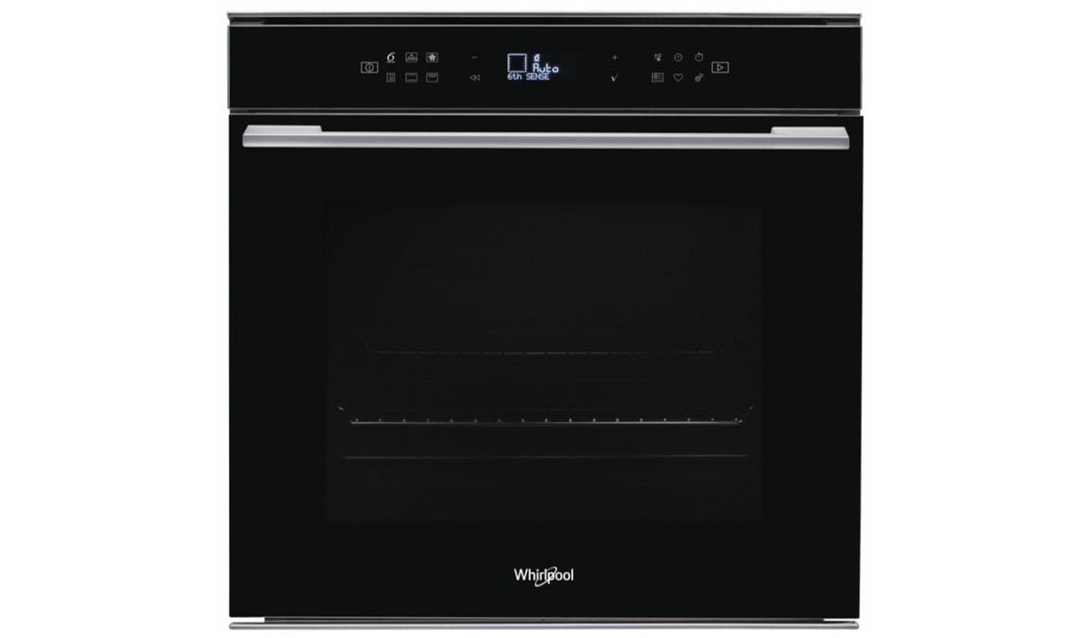 Whirlpool W7 OM44S1PBLAUS 60cm 6th Sense Pyrolytic Oven - Black