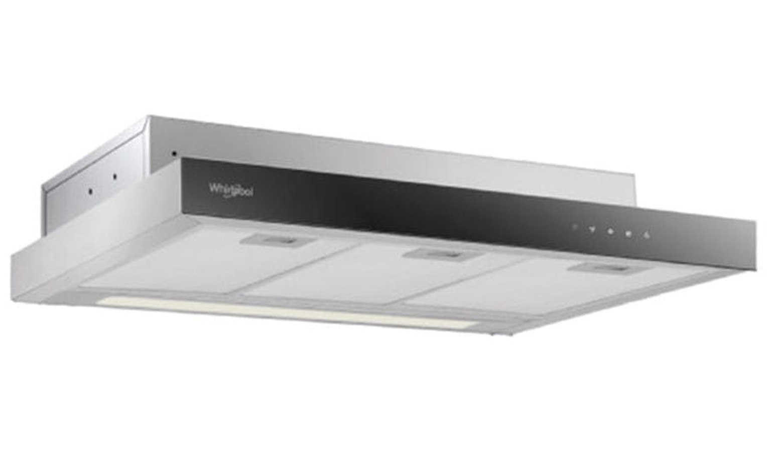 Whirlpool WCO9FTS 90cm Compact Hood - Black Glass