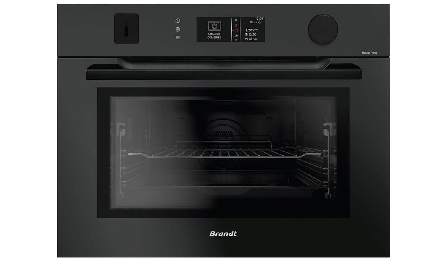 Brandt BKR7580G Built In Pyrolytic Oven - Black