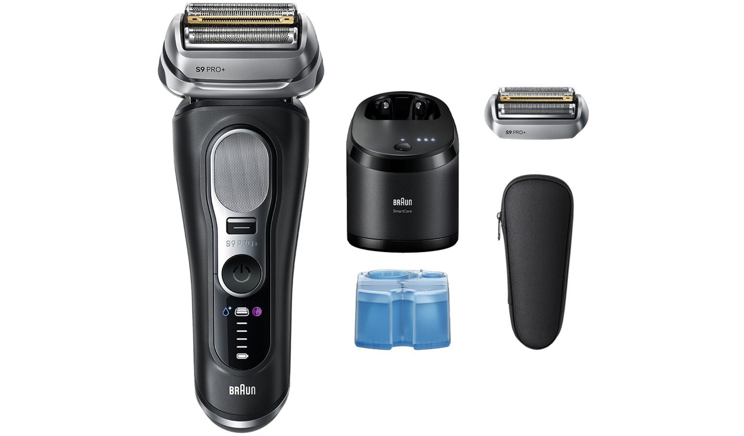 Braun Series 9 Pro+ 9660ccps 6-in-1 Electric Shaver - Black