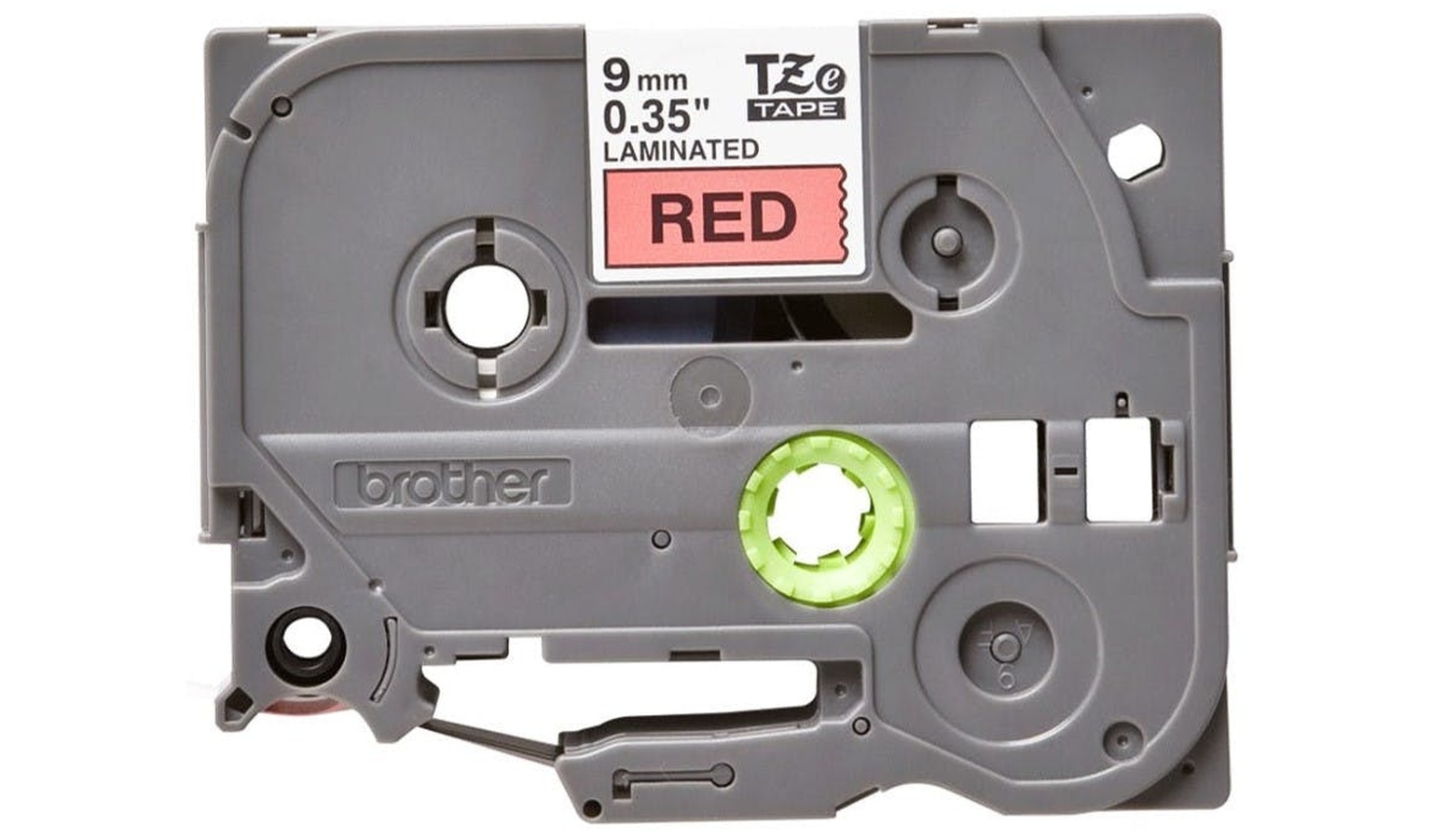 Brother TZE-421 Labelling Tape - Black on Red
