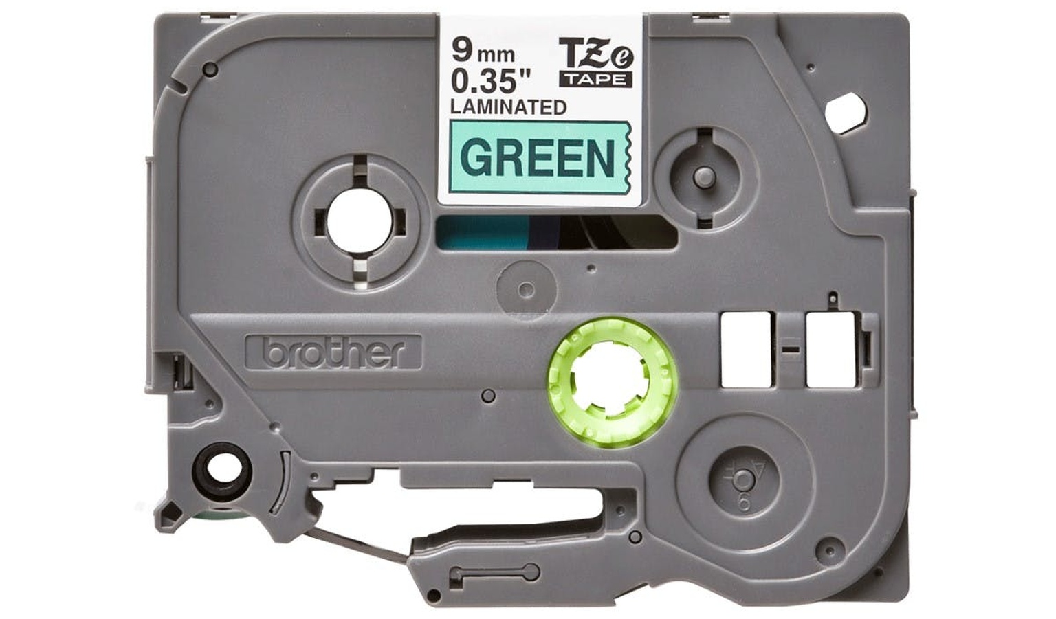 Brother TZE-721 Labelling Tape - Black/Green/White
