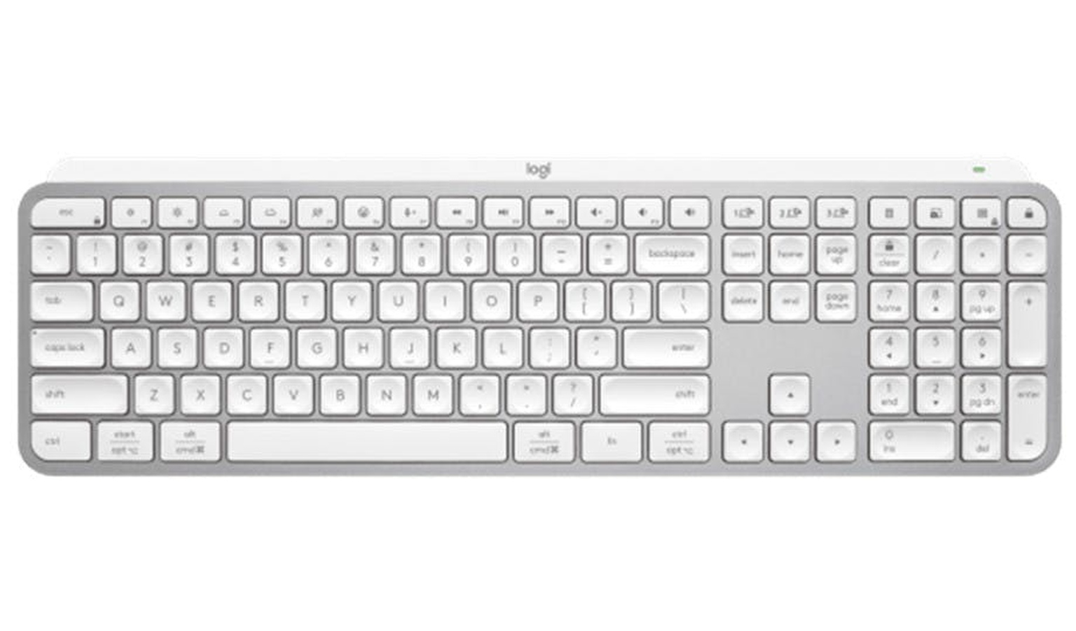 Logitech 920-011564 MX Keys S Wireless Keyboard - Pale Gray