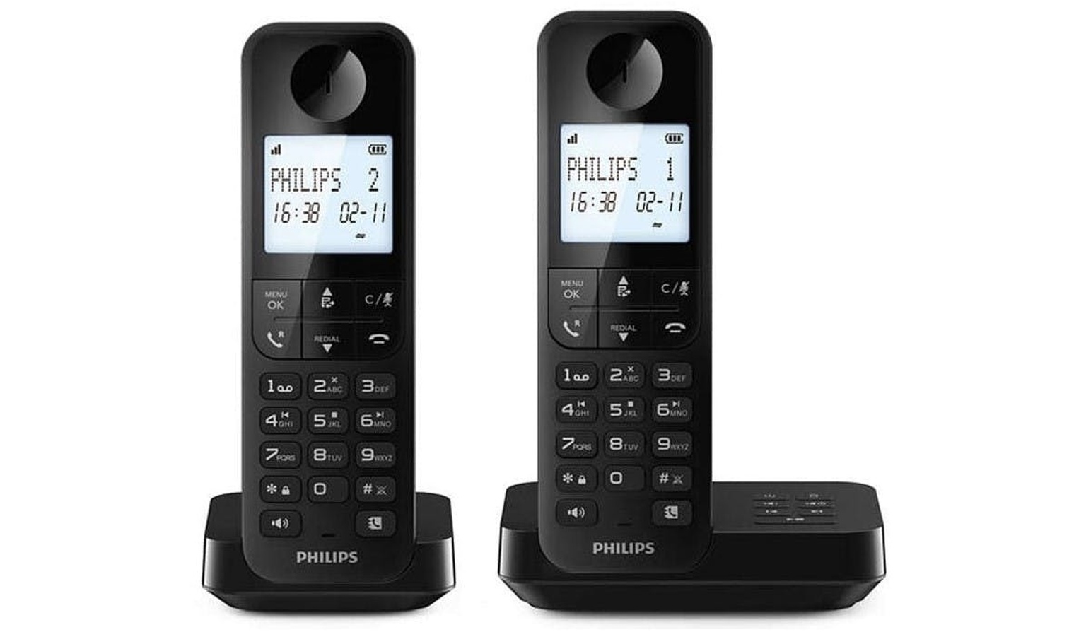 Philips D2752B/90 Cordless phone  - Black